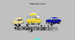 Desktop Screenshot of blechgeschichten.de