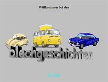 Tablet Screenshot of blechgeschichten.de